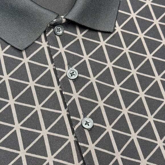 Galvin Green Golf Shirt Stretch Short Sleeve Polo Geometric Small - Picture 5 of 8